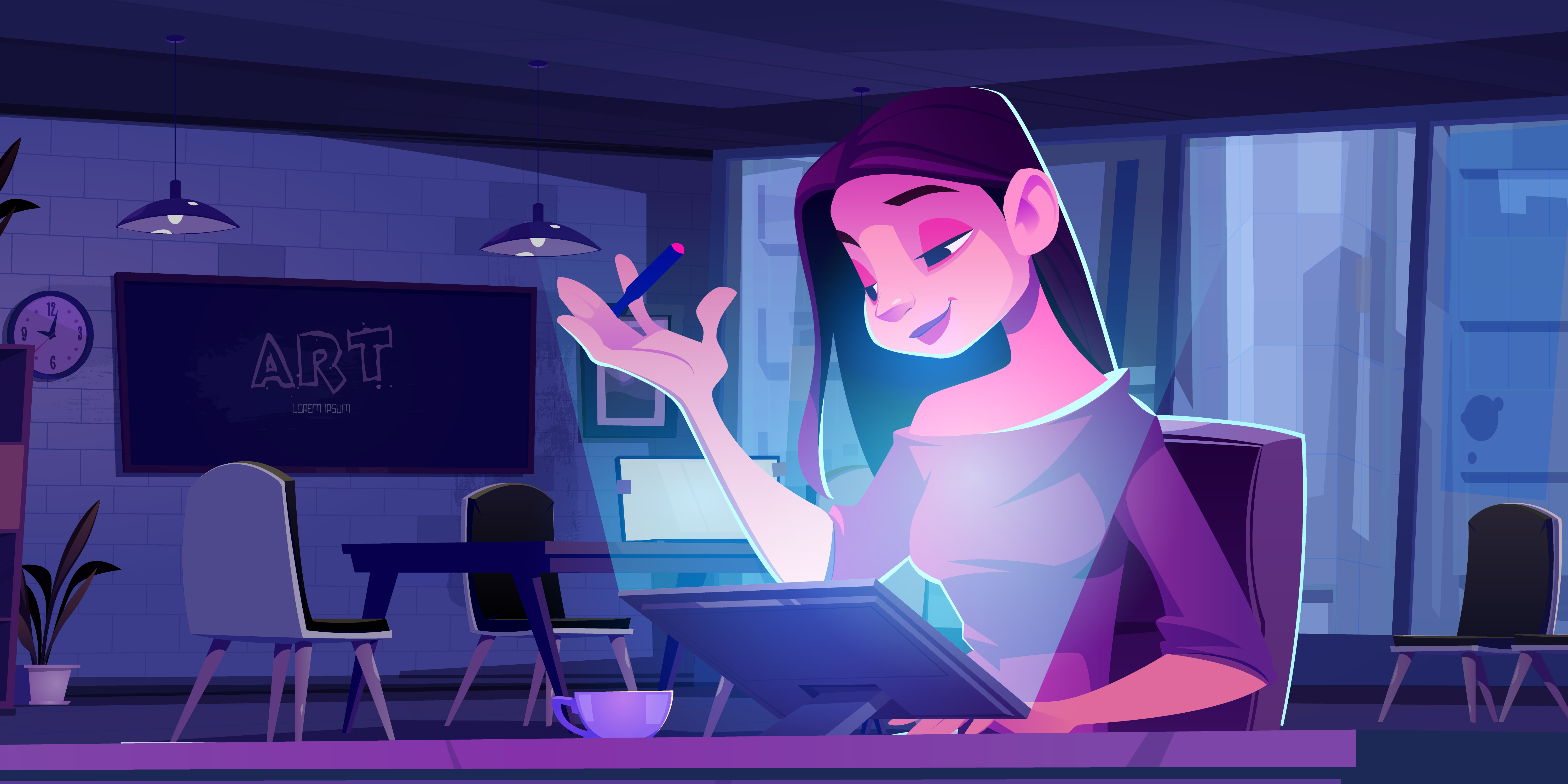 Character Designer illustration