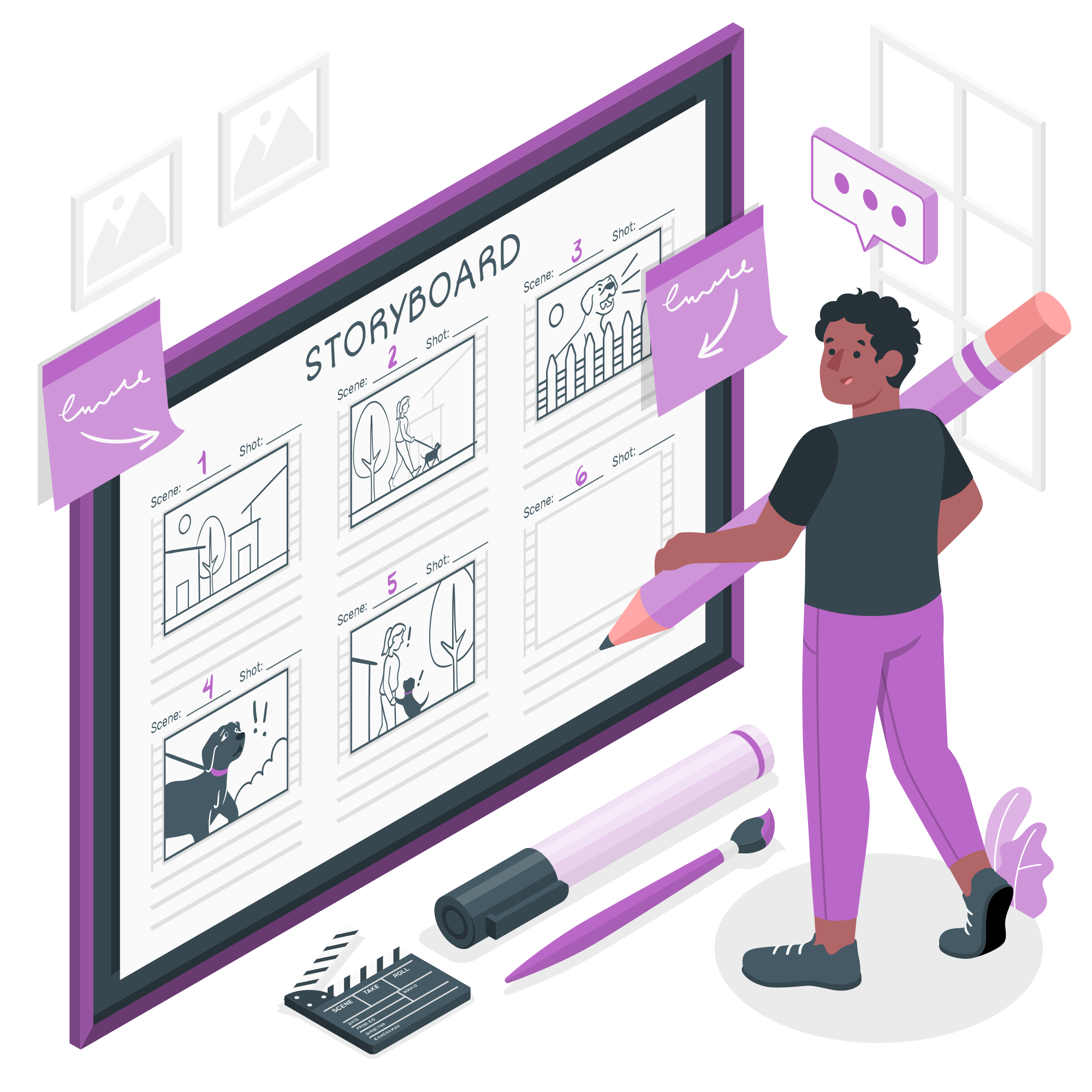 Storyboard Artist illustration